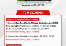 OBDSTAR G3 Free Upgrade DQ38X DQ500 GEN2 clone