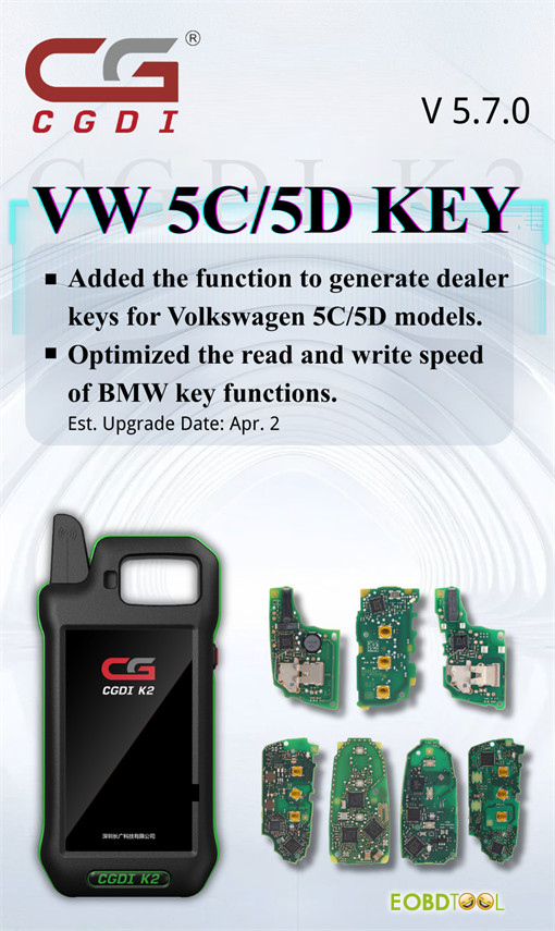 cgdi k2 update vw 5c 5d key generation 1