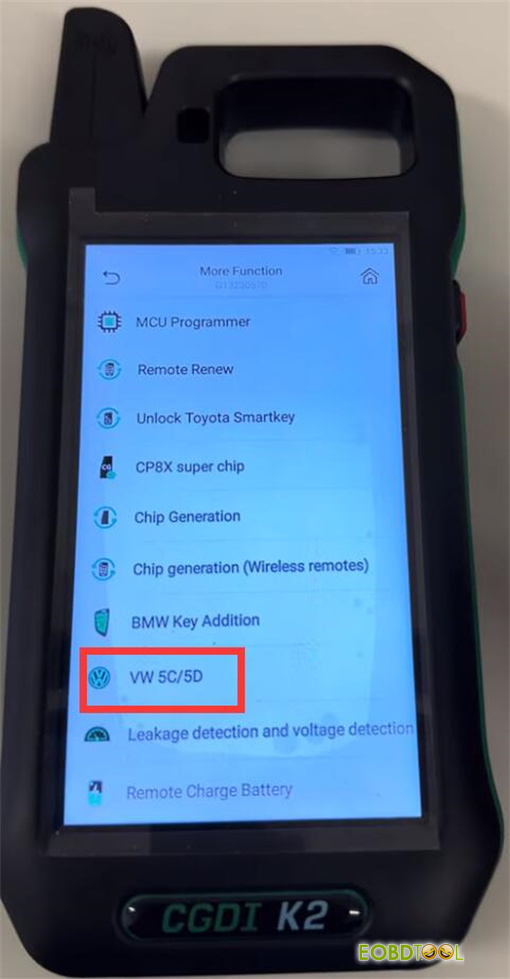 cgdi k2 update vw 5c 5d key generation 3
