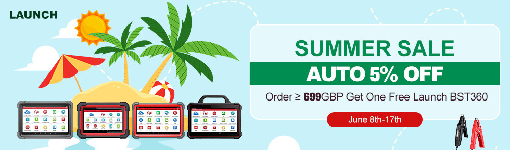 Launch x431 summer sale 5 off