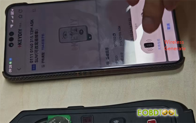 keydiy kd x2 with tdb03 3 unable to recognize key solution 7
