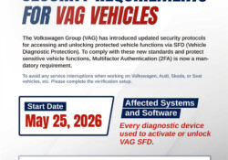 launch x431 2fa authenticate vag sfd unlocking 1